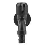 304 Stainless Steel Black Wall Mount Tap Garden Water Faucet for Bathroom(Washing Machine)