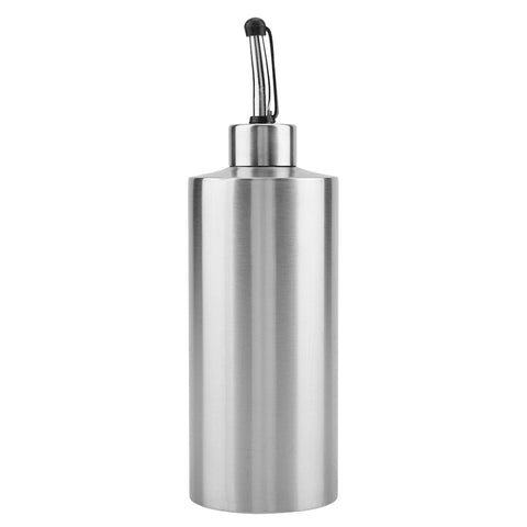 550mL Stainless Steel Oil Bottle Vinegar Sauce Dispenser Container Home Kitchen Supplies(A) In Australia - Darrahopens