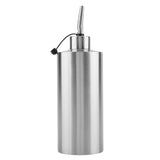 550mL Stainless Steel Oil Bottle Vinegar Sauce Dispenser Container Home Kitchen Supplies(A)