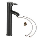 Stainless Steel Black Basin Mixer Tap Hot Cold Washbasin Sink Faucet for Bathroom Toilet In Australia - Darrahopens