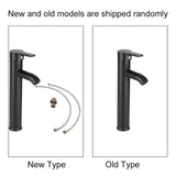 Stainless Steel Black Basin Mixer Tap Hot Cold Washbasin Sink Faucet for Bathroom Toilet