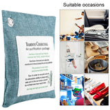 8 Colors Air Purifying Bag Activated Charcoal Bamboo Odor Purifyer Car Deodorizer Dark Blue