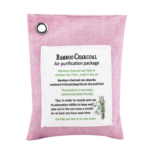 8 Colors Air Purifying Bag Activated Charcoal Bamboo Odor Purifyer Car Deodorizer Pink In Australia - Darrahopens
