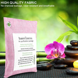 8 Colors Air Purifying Bag Activated Charcoal Bamboo Odor Purifyer Car Deodorizer Pink