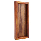 Rectangle Wooden Tea Tray Serving Table Plate Snacks Food Storage Dish for Hotel Home(20*8cm) In Australia - Darrahopens