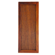 Rectangle Wooden Tea Tray Serving Table Plate Snacks Food Storage Dish for Hotel Home(20*8cm)