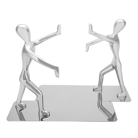 1 Pair Kung Fu People Shape Bookends Students Book Stand for School Home Table Decoration In Australia - Darrahopens