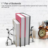 1 Pair Kung Fu People Shape Bookends Students Book Stand for School Home Table Decoration In Australia - Darrahopens