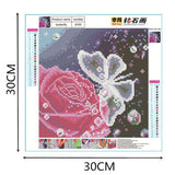 DIY Diamond Painting Crystal Rhinestone Embroidery Arts Colorful Home Room Decor (Butterfly) In Australia - Darrahopens