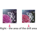 DIY Diamond Painting Crystal Rhinestone Embroidery Arts Colorful Home Room Decor (Butterfly)