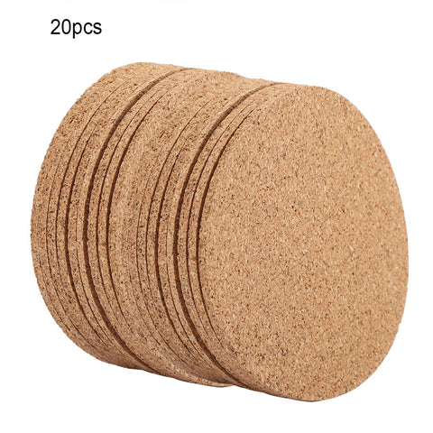 20Pcs Wood Drink Coaster Tea Coffee Cup Mat Pad Wood Tableware Home Decor In Australia - Darrahopens