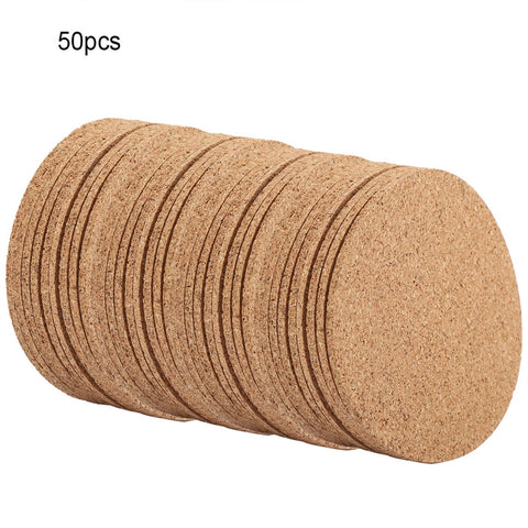 50Pcs Wood Drink Coaster Tea Coffee Cup Mat Pad Wood Tableware Home Decor In Australia - Darrahopens
