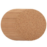 50Pcs Wood Drink Coaster Tea Coffee Cup Mat Pad Wood Tableware Home Decor