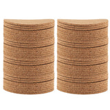 100Pcs Wood Drink Coaster Tea Coffee Cup Mat Pad Wood Tableware Home Decor