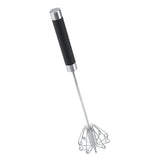 Stainless Steel Anti rust Durable Rotatable Manual Whisk Egg Beater