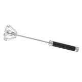 Stainless Steel Anti rust Durable Rotatable Manual Whisk Egg Beater
