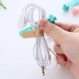 4Pcs Silicone Earphone Winder Wrap Cable Cord Wire Holder Organizer In Australia - Darrahopens