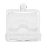 Acrylic Clear Cotton Swab Dispenser Storage Box Holder Desktop Cosmetic Makeup Case In Australia - Darrahopens
