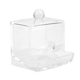 Acrylic Clear Cotton Swab Dispenser Storage Box Holder Desktop Cosmetic Makeup Case In Australia - Darrahopens