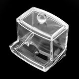 Acrylic Clear Cotton Swab Dispenser Storage Box Holder Desktop Cosmetic Makeup Case In Australia - Darrahopens