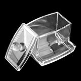Acrylic Clear Cotton Swab Dispenser Storage Box Holder Desktop Cosmetic Makeup Case In Australia - Darrahopens