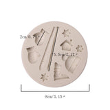 Christmas Style Series Chocolate Mould Deer Pine Cone Bear DIY Silicone Cake Mold 01# In Australia - Darrahopens