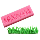 3D Grass Soap Mould Fondant Cake Decoration Mold Silicone DIY Baking Tool