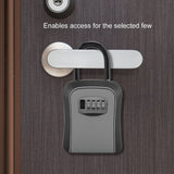 4 Digit Key Safe Security Storage Lock Box Combination Wall Mount Organizer