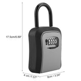 4 Digit Key Safe Security Storage Lock Box Combination Wall Mount Organizer