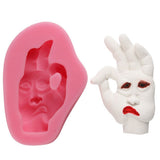 Funny Face Fondant Cake Decoration Mold Silicone DIY Baking Tool In Australia - Darrahopens