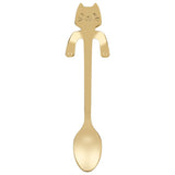 Cat Style Stainless Steel Metal Spoon Resuabl And Durable Stirring Scoop 05# In Australia - Darrahopens
