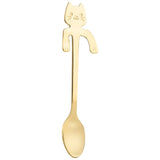 Cat Style Stainless Steel Metal Spoon Resuabl And Durable Stirring Scoop 05# In Australia - Darrahopens