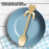 Cat Style Stainless Steel Metal Spoon Resuabl And Durable Stirring Scoop 05# In Australia - Darrahopens
