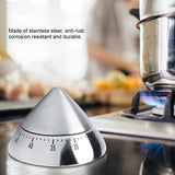Fashionable Stainless Steel 60 Minutes Count Down Mechanical Cooking Timer Kitchen Tool Silver In Australia - Darrahopens