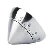 Fashionable Stainless Steel 60 Minutes Count Down Mechanical Cooking Timer Kitchen Tool Silver