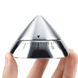 Fashionable Stainless Steel 60 Minutes Count Down Mechanical Cooking Timer Kitchen Tool Silver