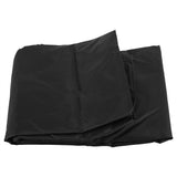 Round Table Dust Cover Outdoor Waterproof Garden Patio Furniture Covers(Black) In Australia - Darrahopens