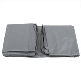 Round Table Dust Cover Outdoor Waterproof Garden Patio Furniture Covers(Gray) In Australia - Darrahopens