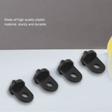 10 PCS Plastic Greenhouse Hook Plant Flower Hanger (Black)