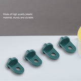 10 PCS Plastic Greenhouse Hook Plant Flower Hanger (Green)