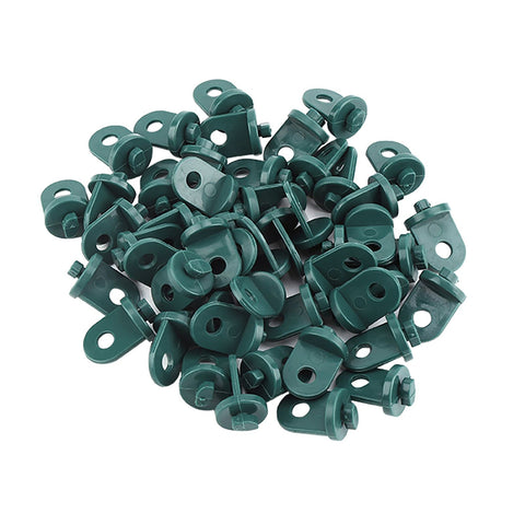 50 PCS Plastic Greenhouse Hook Plant Flower Hanger (Green) In Australia - Darrahopens