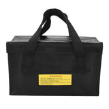 Explosionproof Lipo Battery Safe Bag Large Space Charging Batteries Storage Bags(Black) In Australia - Darrahopens