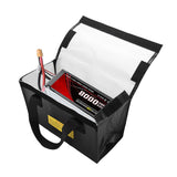 Explosionproof Lipo Battery Safe Bag Large Space Charging Batteries Storage Bags(Black) In Australia - Darrahopens