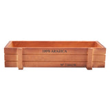 Vintage Wood Flower Planter Succulent Pot Rectangle Box for Home Desktop Storage Tray