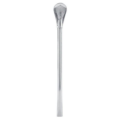Stainless Steel Metal Drinking Straw Spoon Resuable Washable Cocktail Spoons L In Australia - Darrahopens