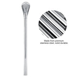 Stainless Steel Metal Drinking Straw Spoon Resuable Washable Cocktail Spoons L In Australia - Darrahopens
