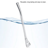 Stainless Steel Metal Drinking Straw Spoon Resuable Washable Cocktail Spoons L In Australia - Darrahopens