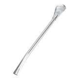 Stainless Steel Metal Drinking Straw Spoon Resuable Washable Cocktail Spoons L In Australia - Darrahopens