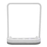 Kitchen Detachable Bar Towel Drying Rack Storage Organizer Rack for Dishcloth Sponge Soap(Grey)