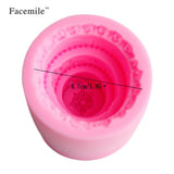 Pudding Fondant Cake Decorative Silicone DIY Mold Soap Making Tool